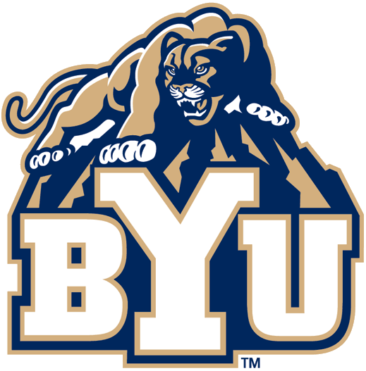 Brigham Young Cougars 1999-2004 Secondary Logo iron on paper